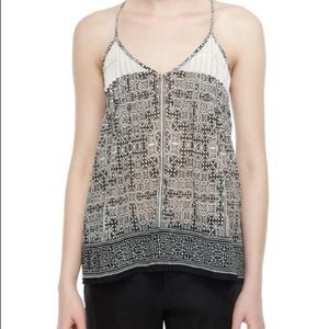 Joie embroidered racer back tank XS EUC